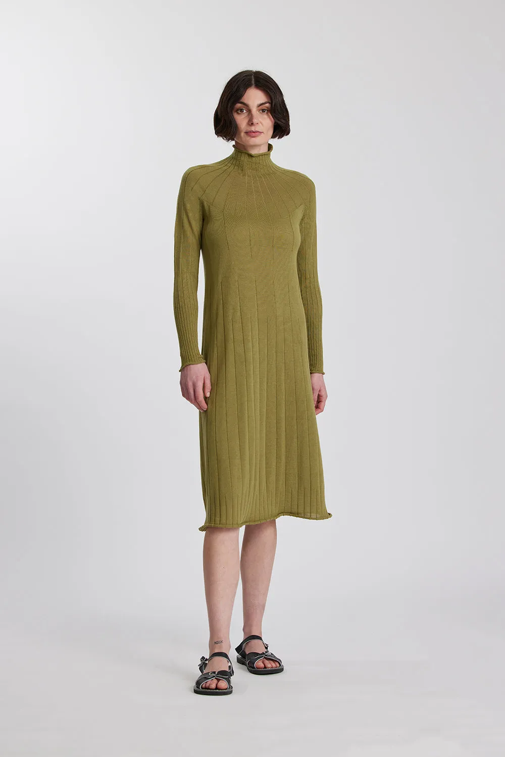 Merino Variegated Stripe Dress sold by Standard Issue