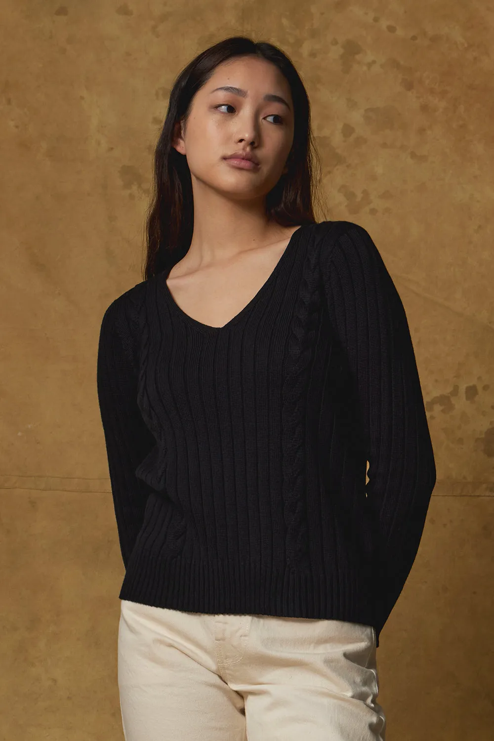 Merino Cable Jumper sold by Standard Issue product image thumbnail 4