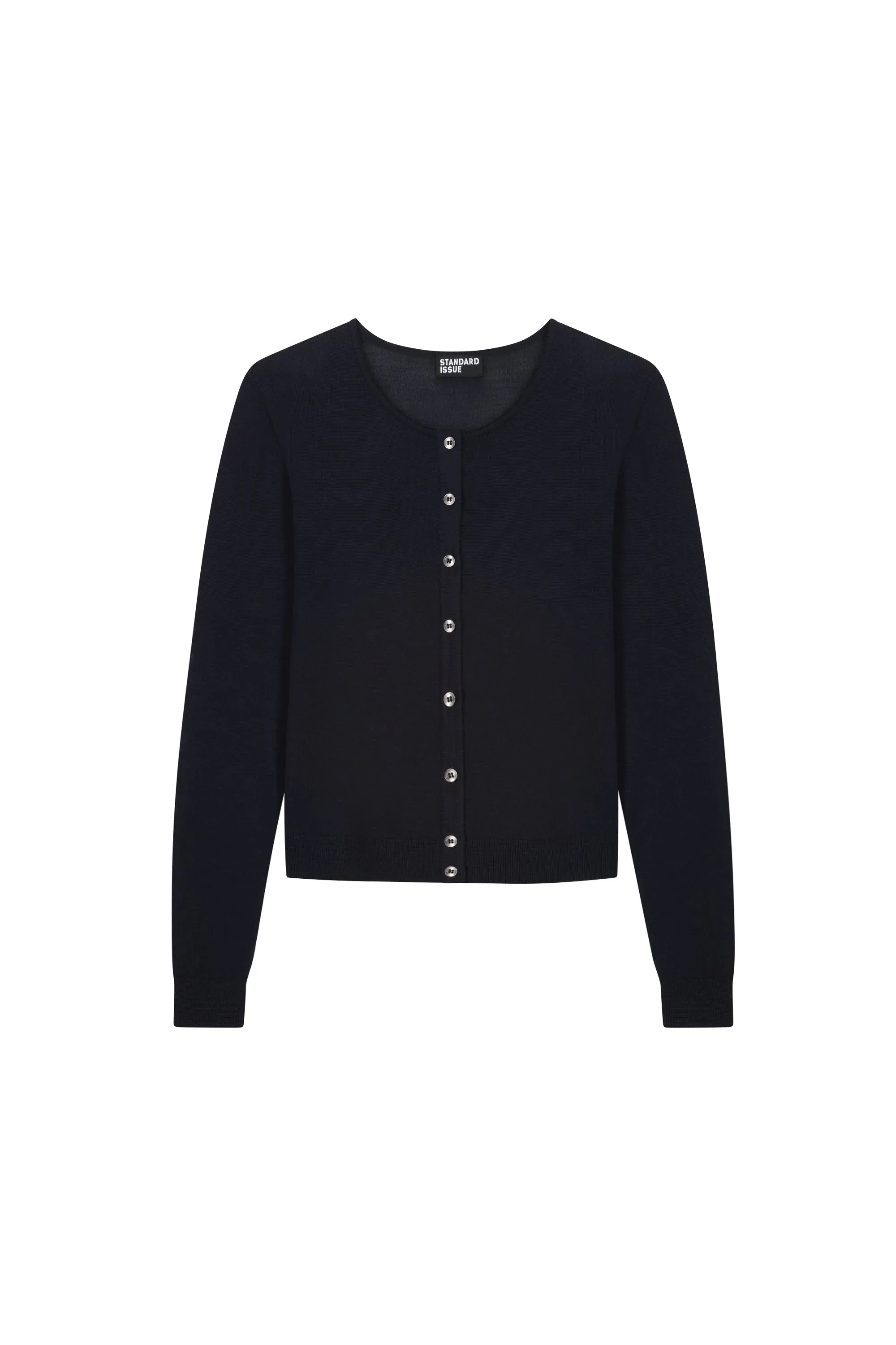 Merino Crop Crew Cardi sold by Standard Issue product image thumbnail 3