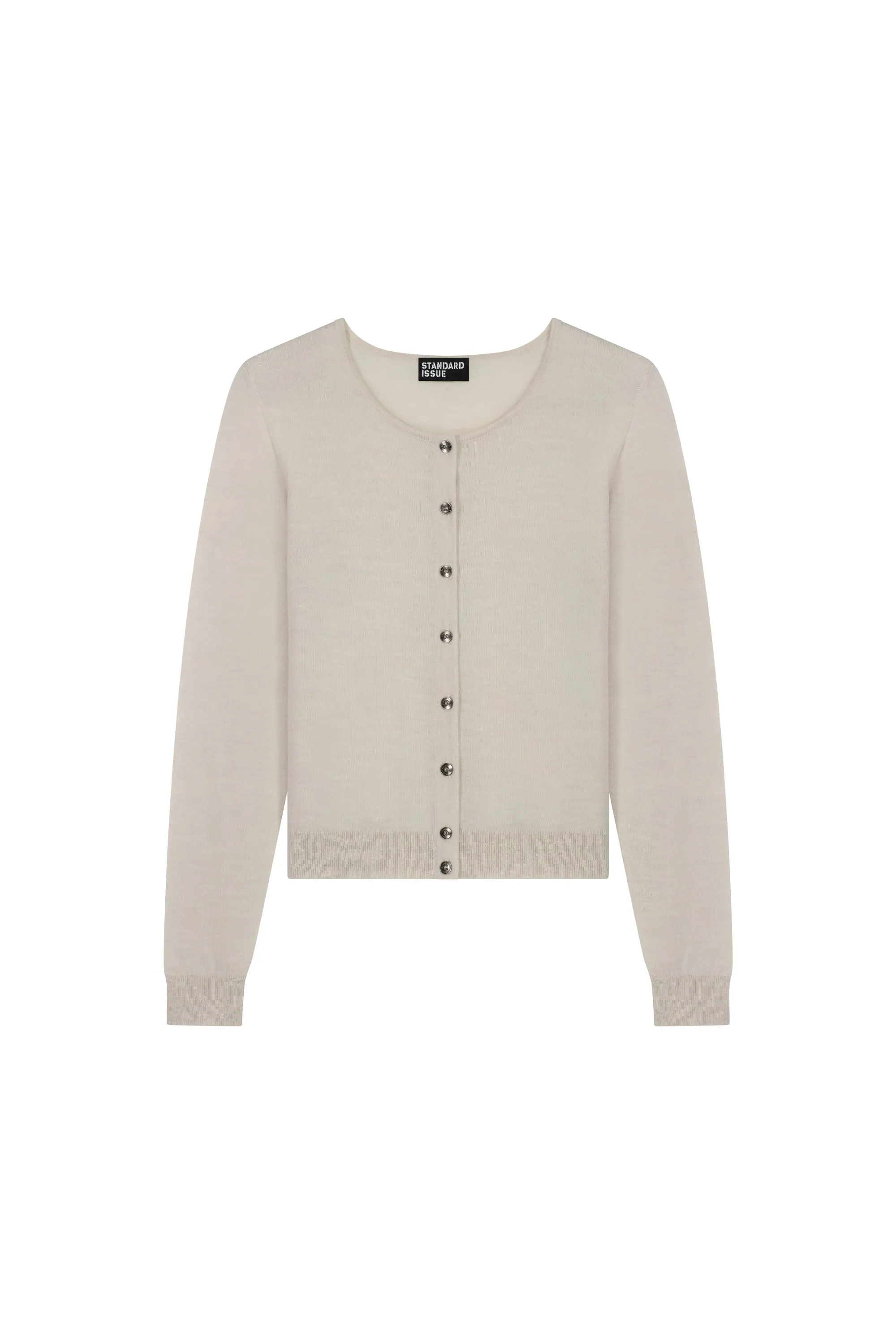 Merino Crop Crew Cardi sold by Standard Issue product image thumbnail 5