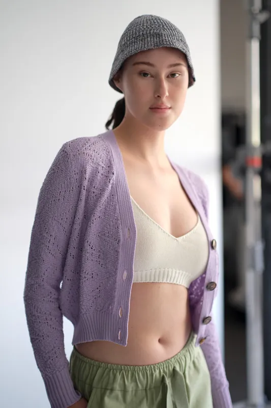 Cotton Florentine Cardigan sold by Standard Issue