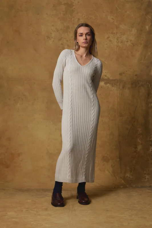 Merino Cable Dress sold by Standard Issue
