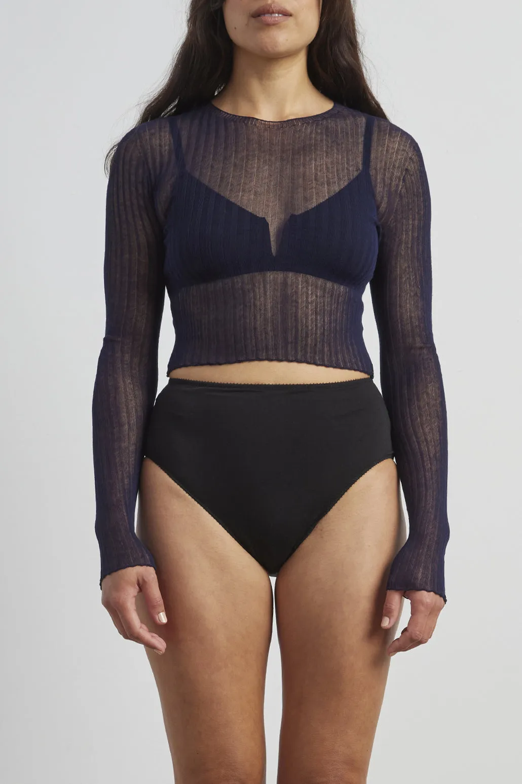 Cotton Tulle Crop Top sold by Standard Issue product image thumbnail 2