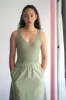 Merino Rib V Neck Tank sold by Standard Issue