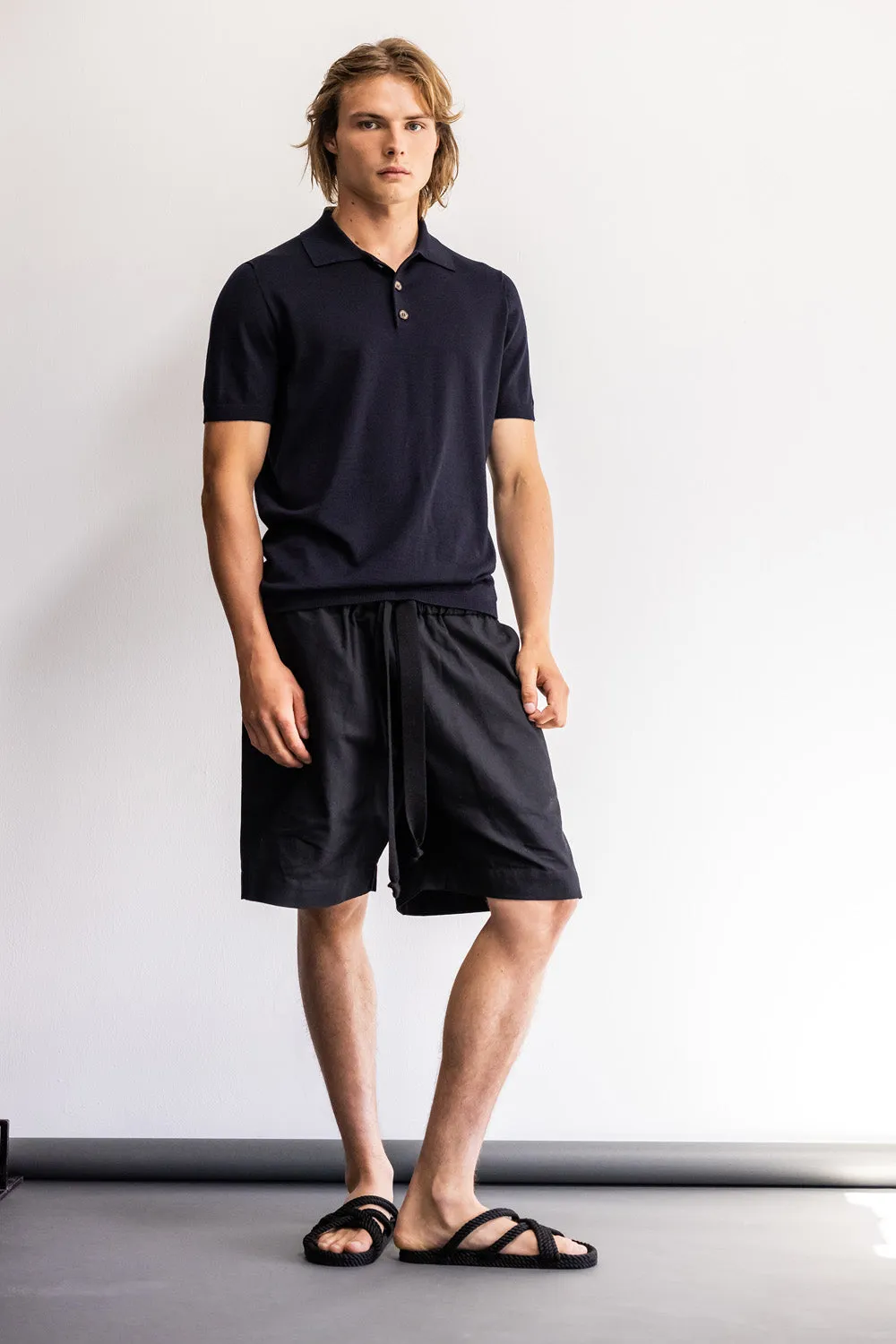 merino polo t-shirt sold by Standard Issue product image thumbnail 4