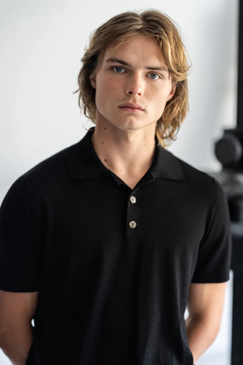 merino polo t-shirt sold by Standard Issue product image thumbnail 2