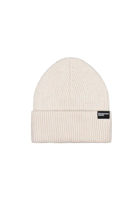 merino rib beanie sold by Standard Issue