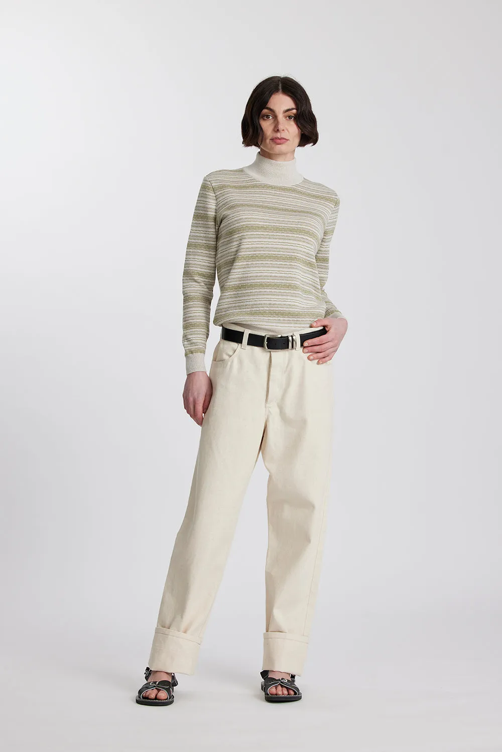Merino Battenberg Mock Neck sold by Standard Issue product image thumbnail 2