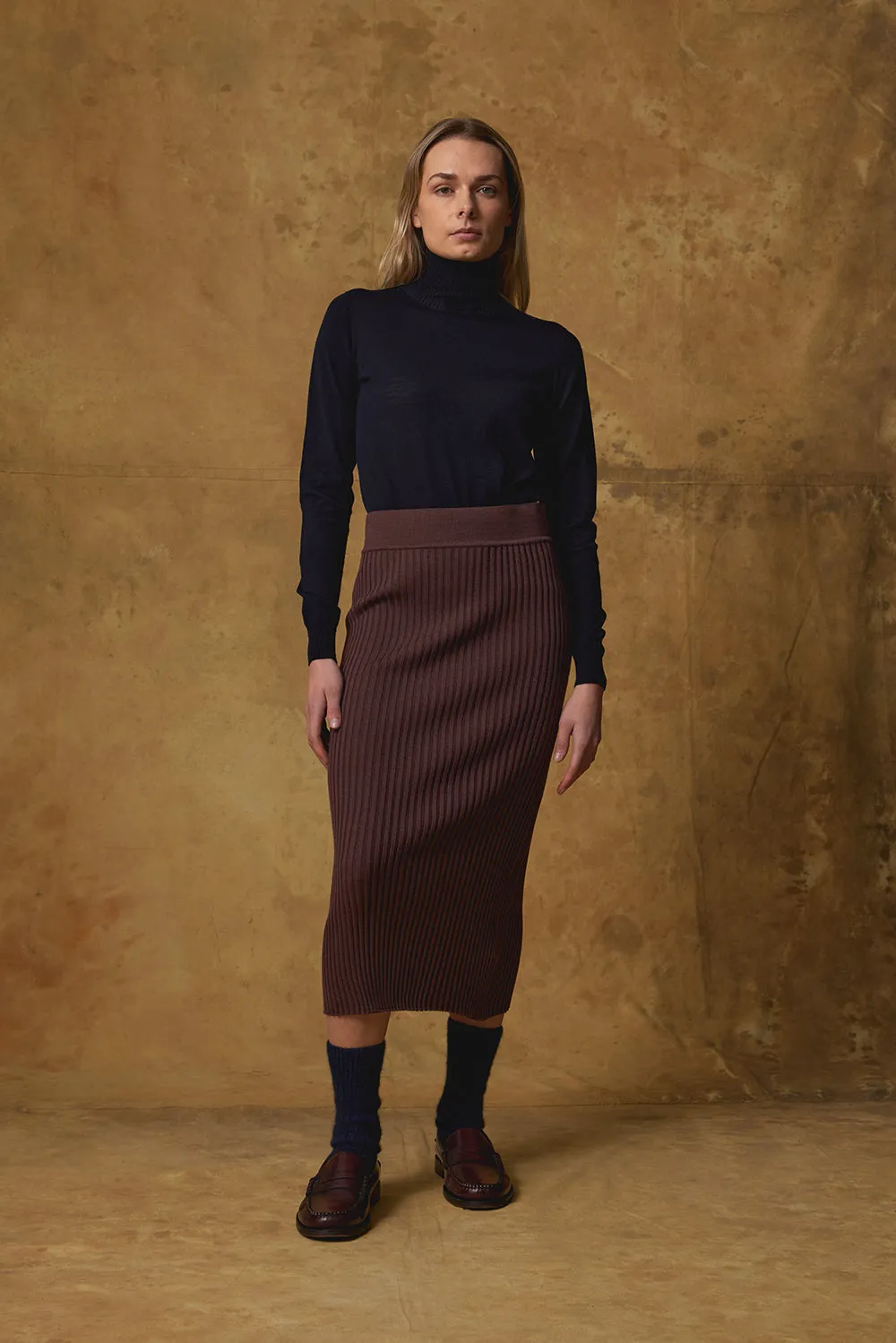 Merino Rib Skirt sold by Standard Issue product image thumbnail 2
