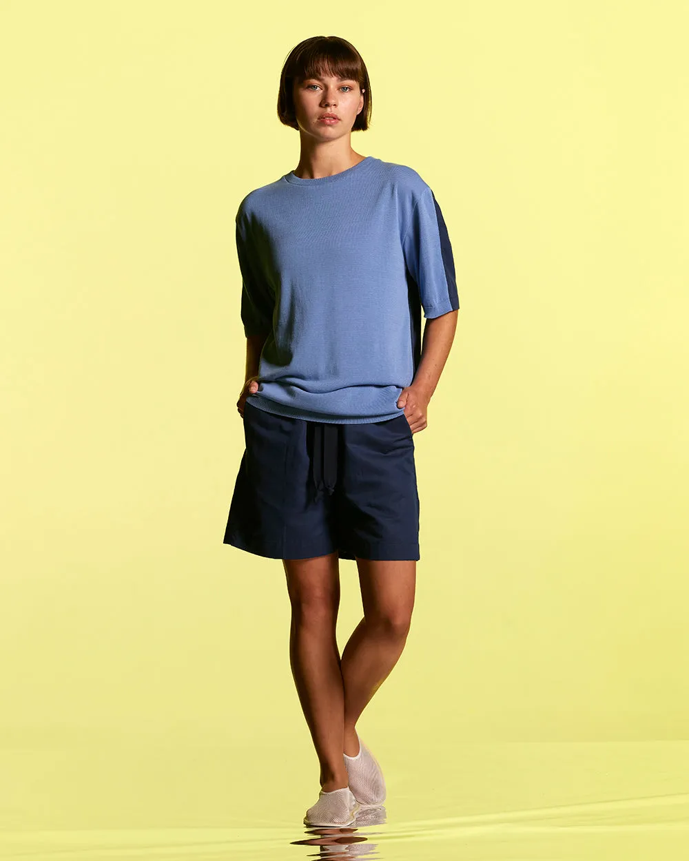 Twill Weave Assemblage Universal T-Shirt sold by Standard Issue product image thumbnail 3