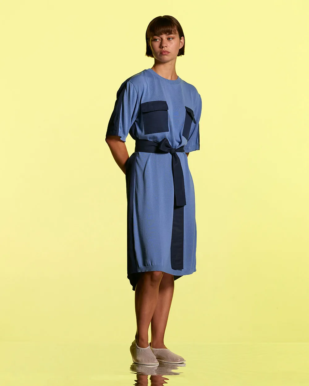 Twill Weave Assemblage Dress sold by Standard Issue