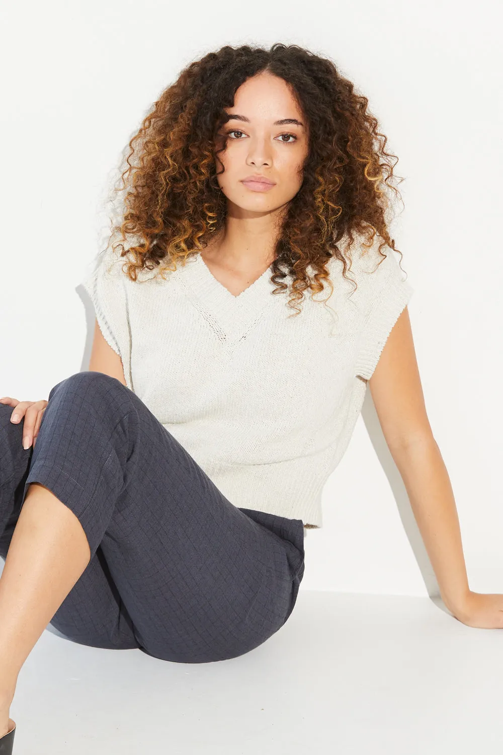 Recycled Crop Vest sold by Standard Issue