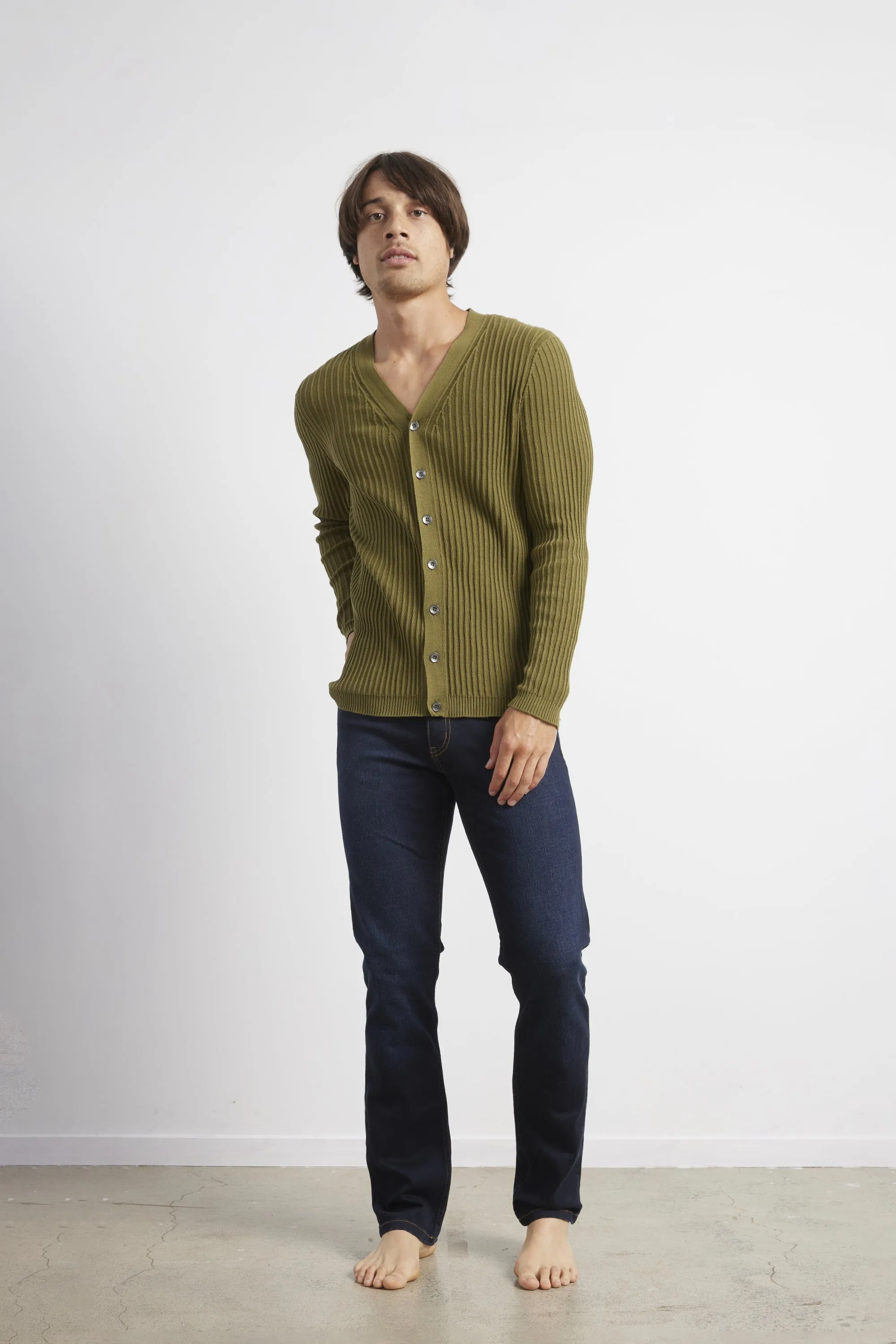 Cotton Rib to Rib Cardi sold by Standard Issue product image thumbnail 4