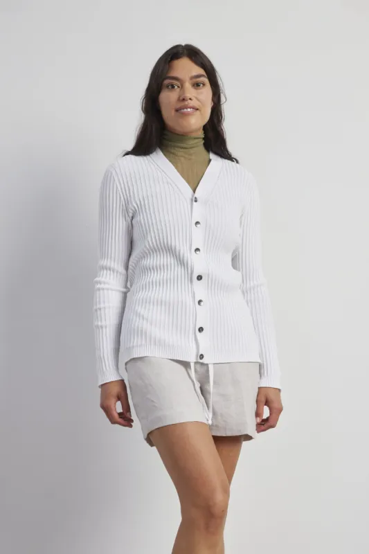 Cotton Rib to Rib Cardi sold by Standard Issue