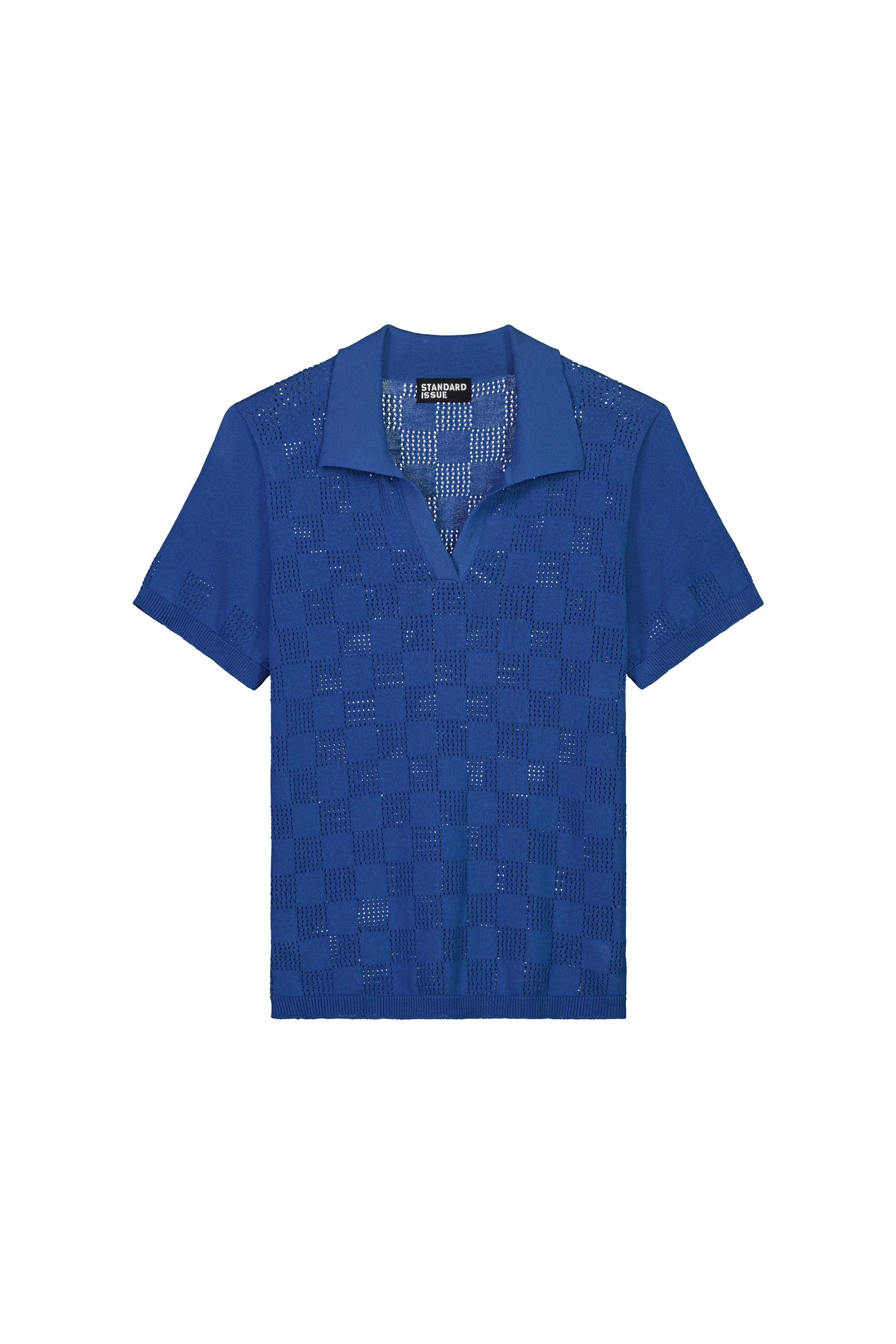 Cotton Pointelle Polo sold by Standard Issue product image thumbnail 4