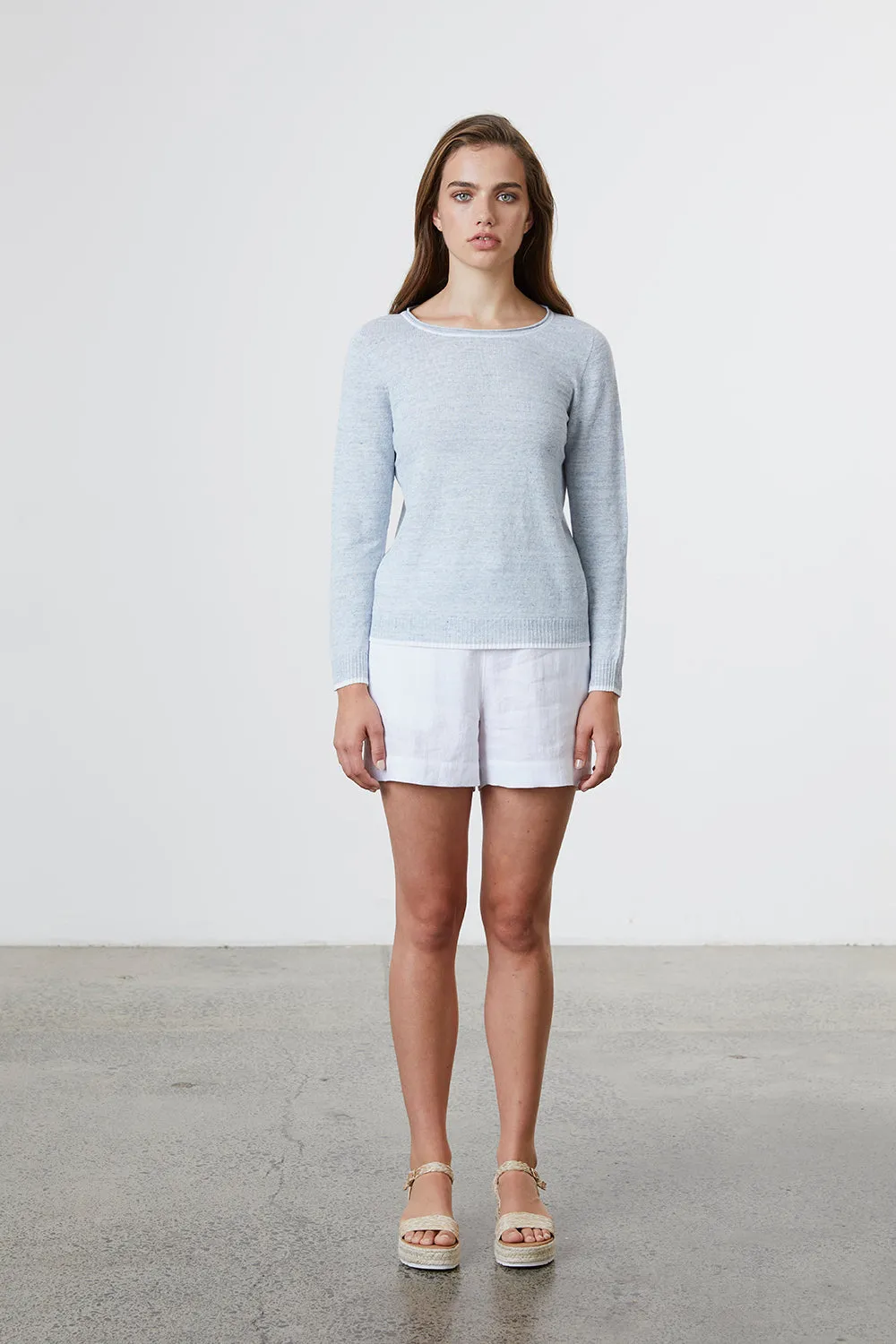 Linen Fine Jumper sold by Standard Issue product image thumbnail 2