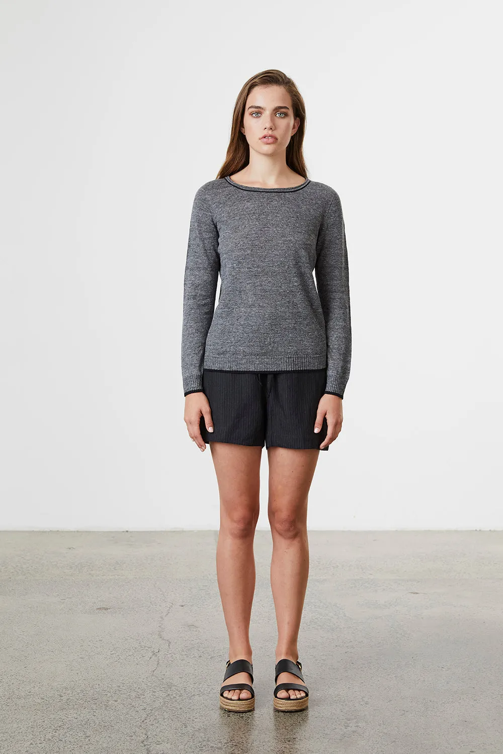 Linen Fine Jumper sold by Standard Issue product image thumbnail 3