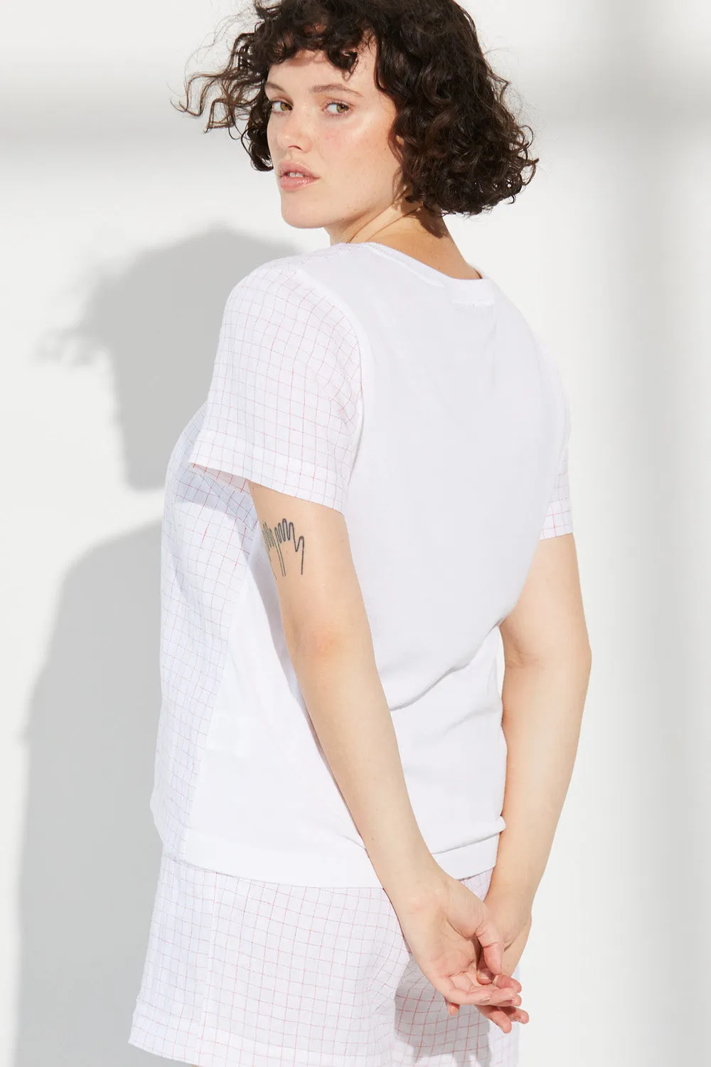 Grid Linen Tee sold by Standard Issue product image thumbnail 2