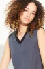 Grid Linen Top sold by Standard Issue