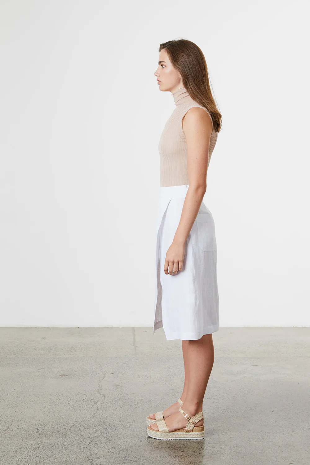 Linen Skirt sold by Standard Issue product image thumbnail 2