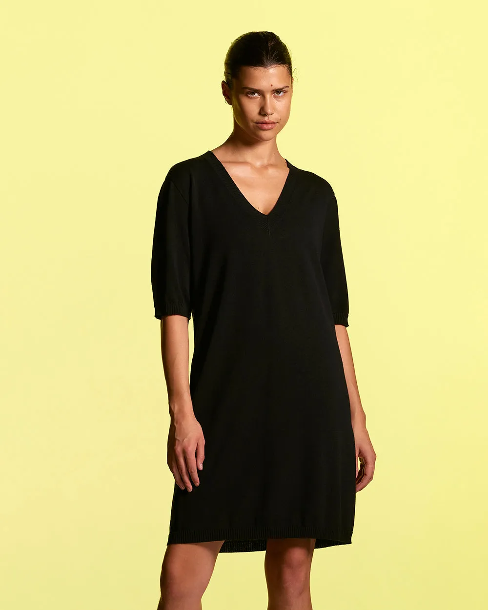 Cotton Deep V Dress sold by Standard Issue product image thumbnail 2