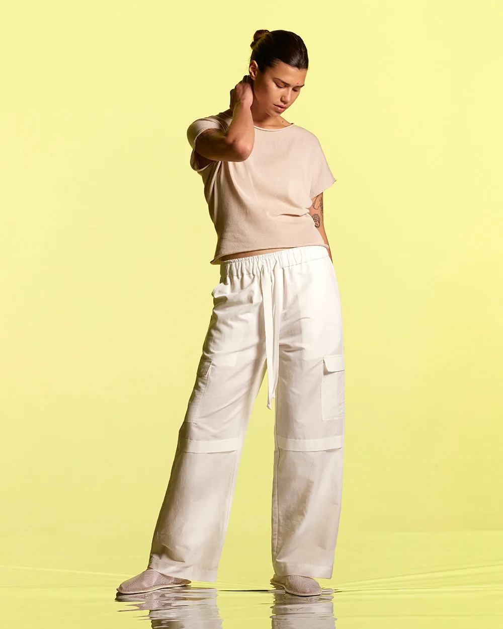 Cotton Draped Top sold by Standard Issue