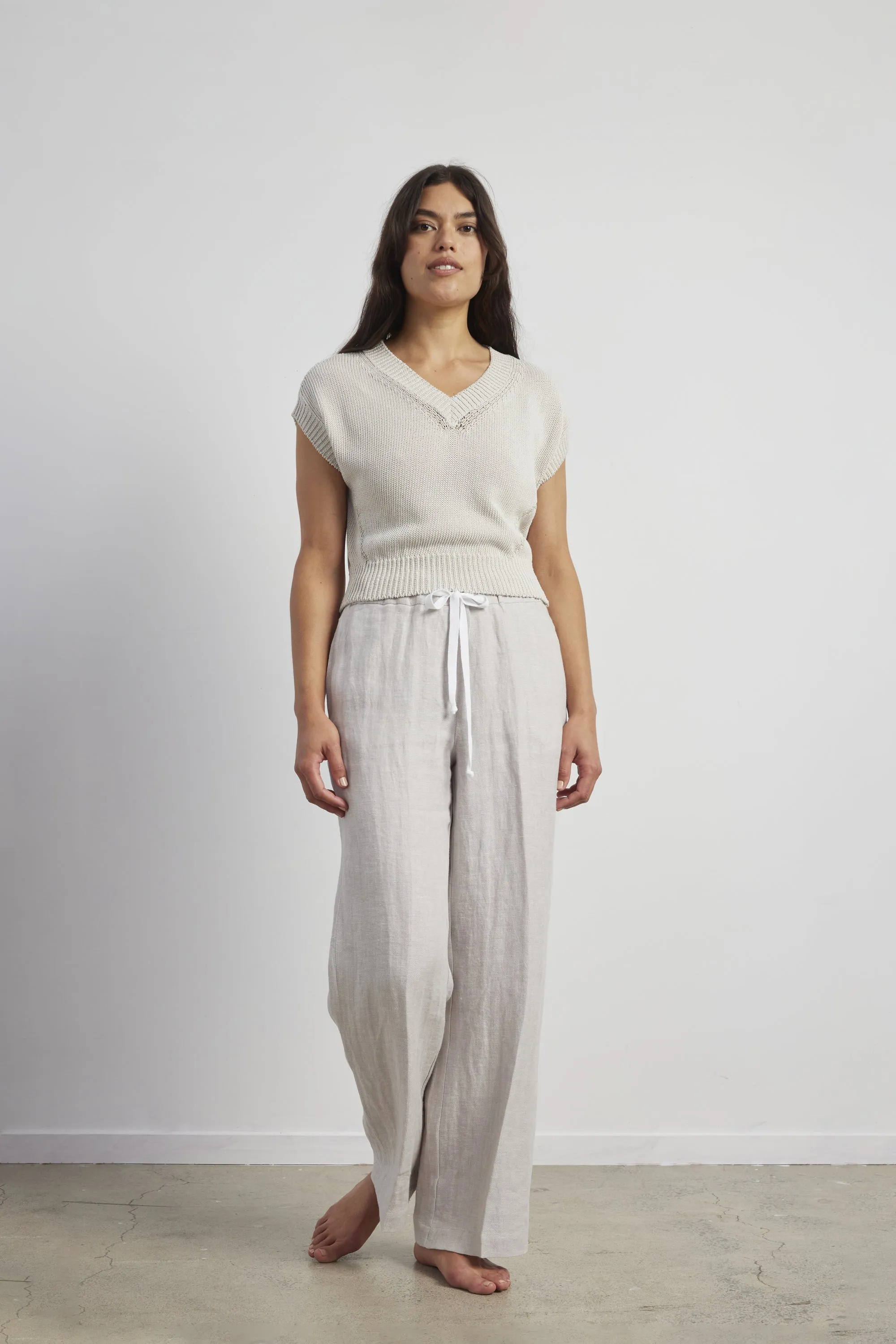 Cotton Crop Vest sold by Standard Issue product image thumbnail 4