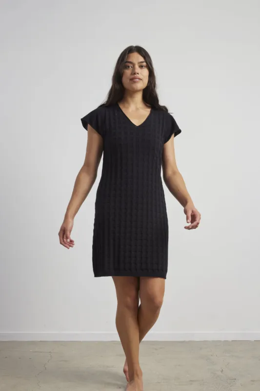 Cotton Grid Dress sold by Standard Issue
