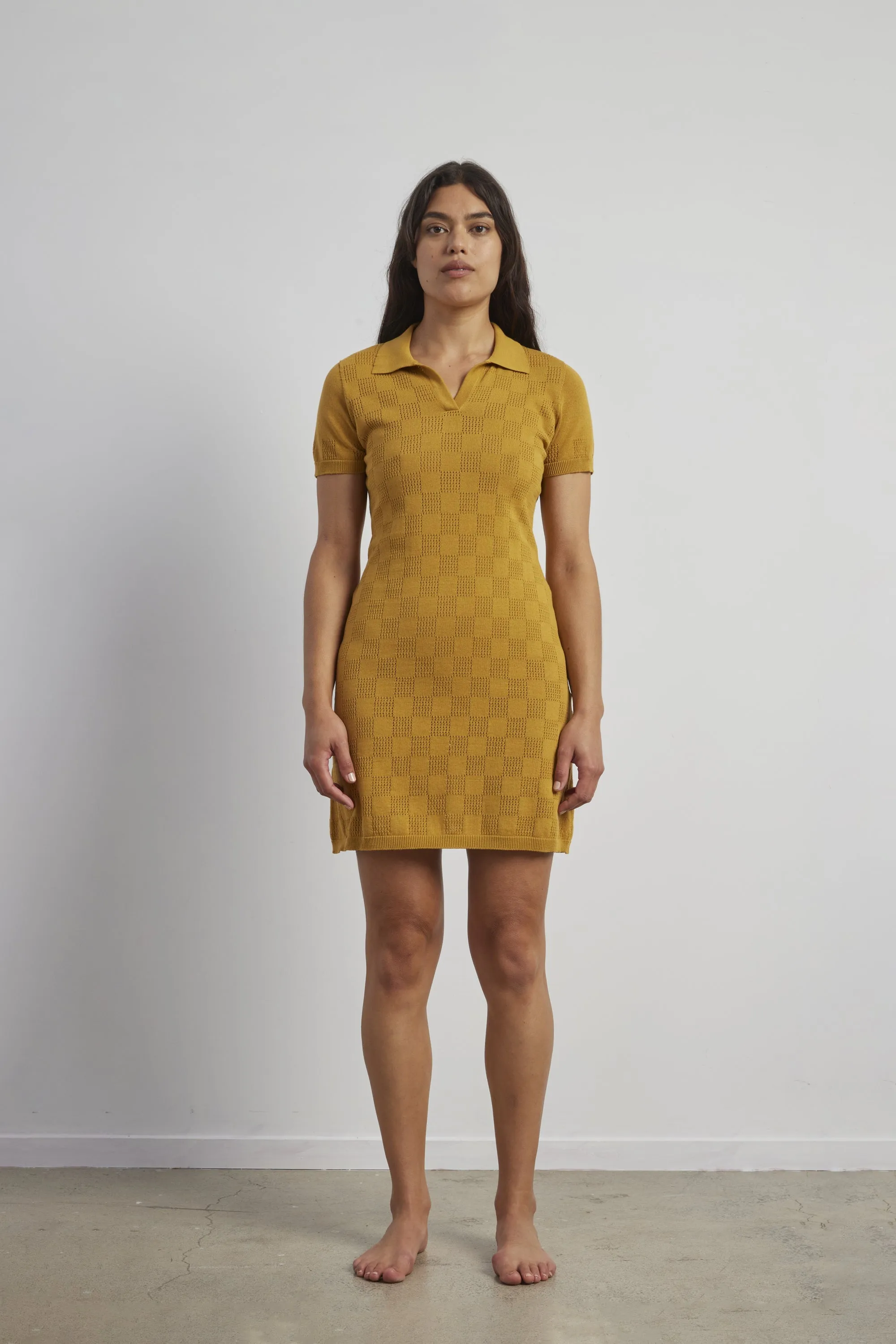 Cotton Pointelle Dress sold by Standard Issue product image thumbnail 2