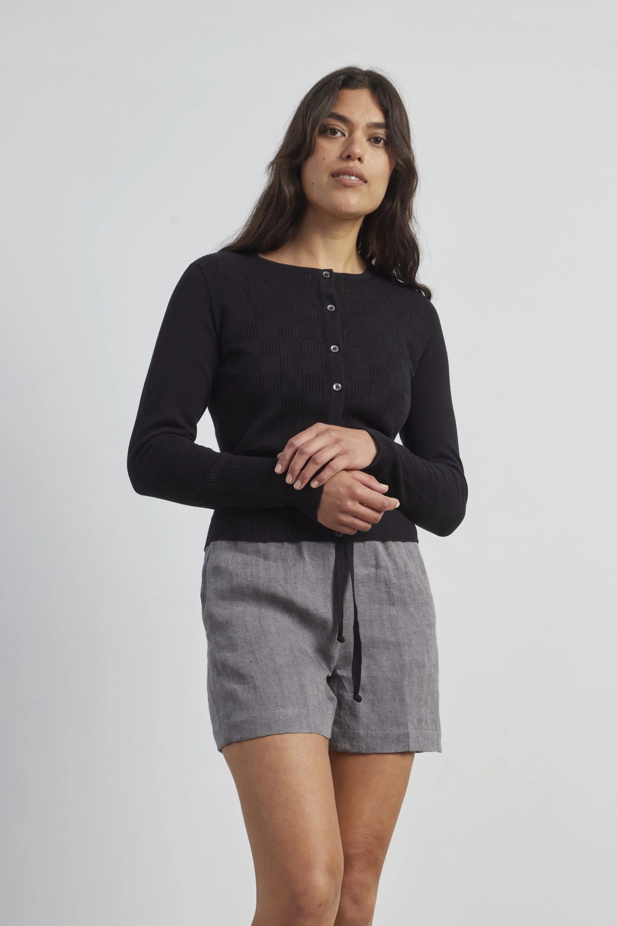 Chevron Linen Short sold by Standard Issue product image thumbnail 3