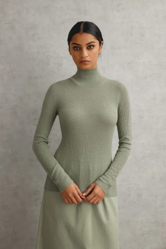 Merino Tweedy Skivvy sold by Standard Issue