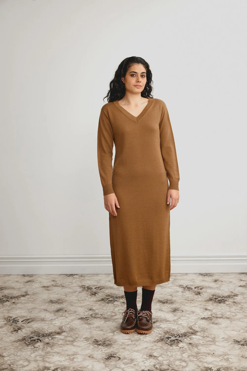 Merino V Neck Dress sold by Standard Issue product image thumbnail 5