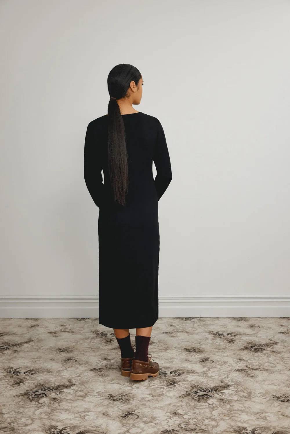Merino V Neck Dress sold by Standard Issue product image thumbnail 2