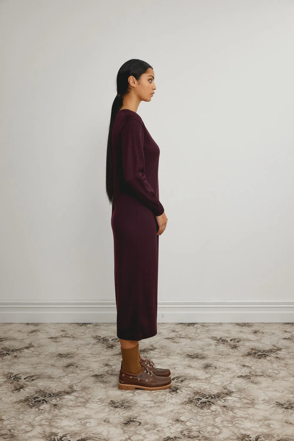 Merino V Neck Dress sold by Standard Issue product image thumbnail 4