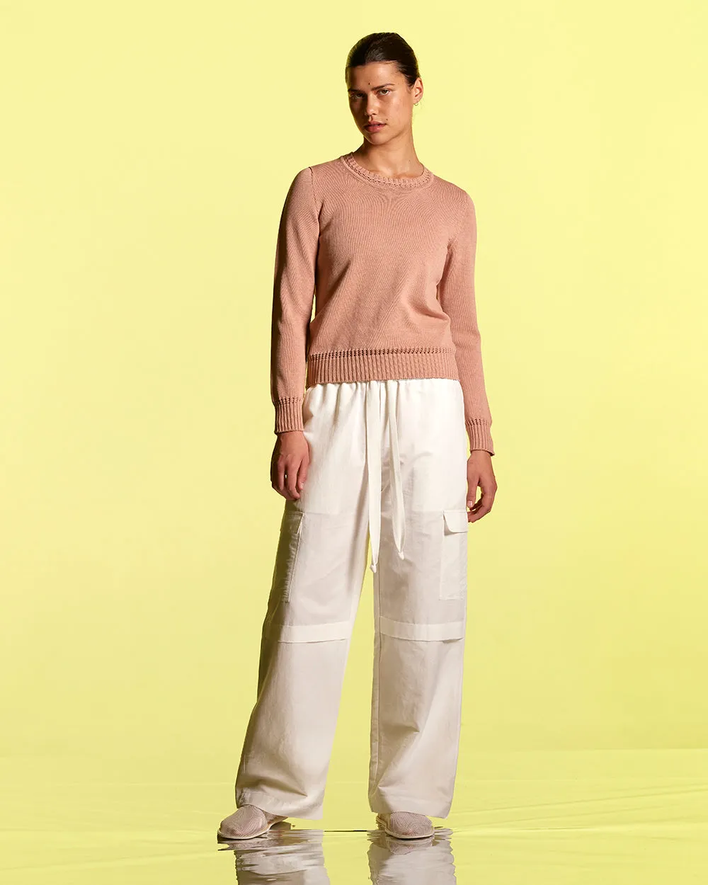 Bio Cotton Lattice Link Pullover sold by Standard Issue product image thumbnail 3