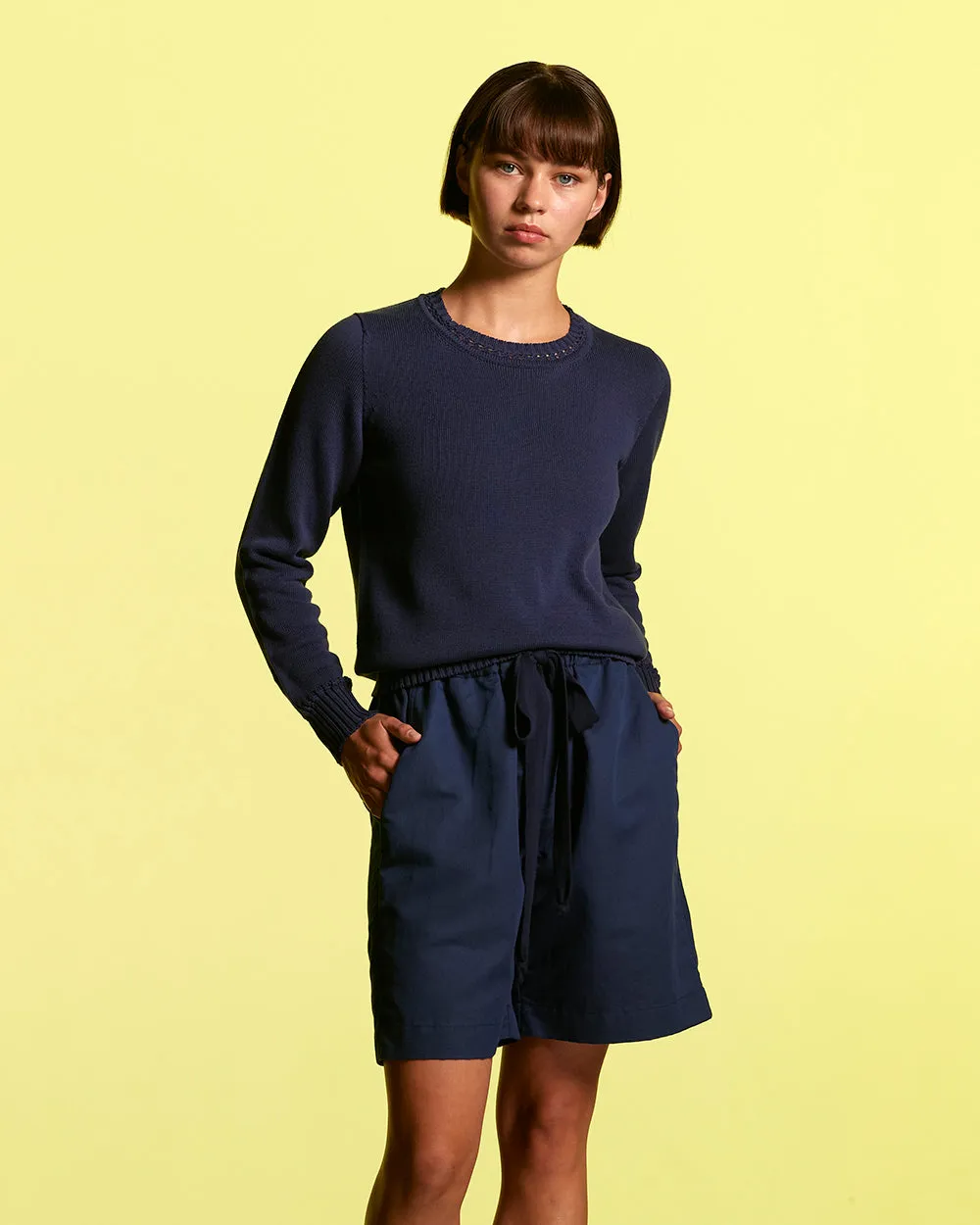 Bio Cotton Lattice Link Pullover sold by Standard Issue product image thumbnail 2