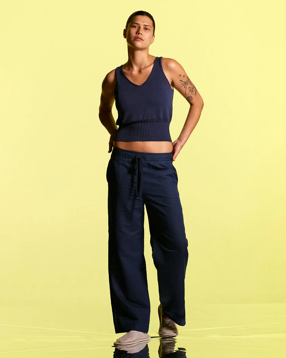 Bio Cotton Lattice Link Camisole sold by Standard Issue product image thumbnail 2