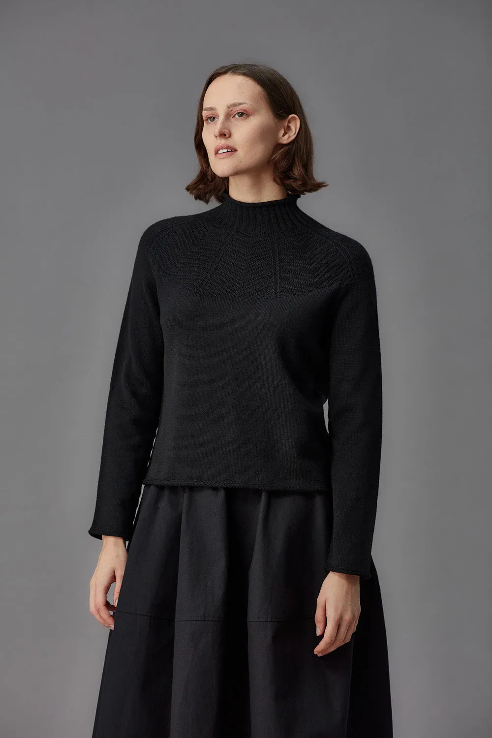 Merino Mock Neck Sweater sold by Standard Issue product image thumbnail 5
