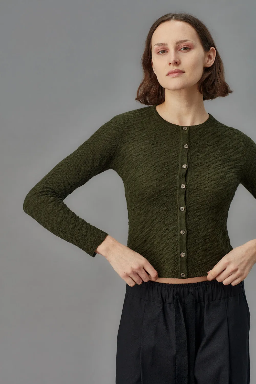 Merino Slatch Cardigan sold by Standard Issue product image thumbnail 2