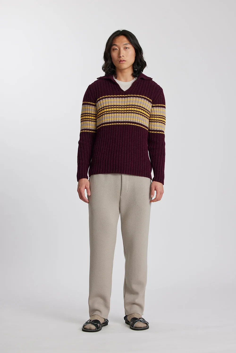 Ameco Sprinter Stripe Rugby Jumper sold by Standard Issue product image thumbnail 2