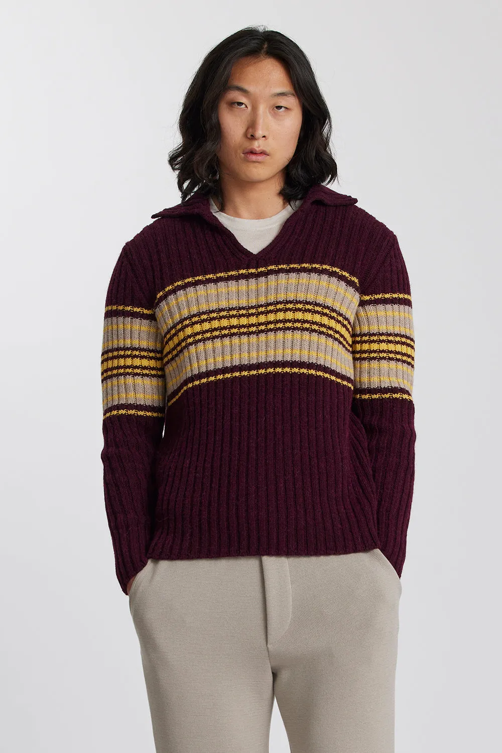 Ameco Sprinter Stripe Rugby Jumper sold by Standard Issue
