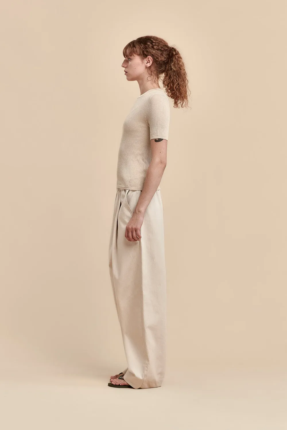 Seta Rib T-Shirt sold by Standard Issue