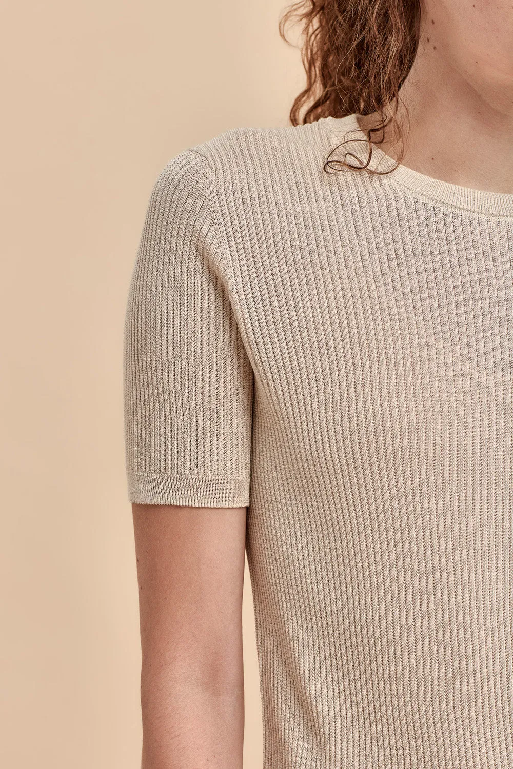 Seta Rib T-Shirt sold by Standard Issue product image thumbnail 3