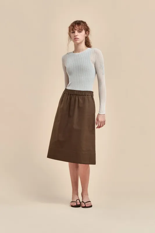 Cotton Broadcloth Skirt made by Standard Issue
