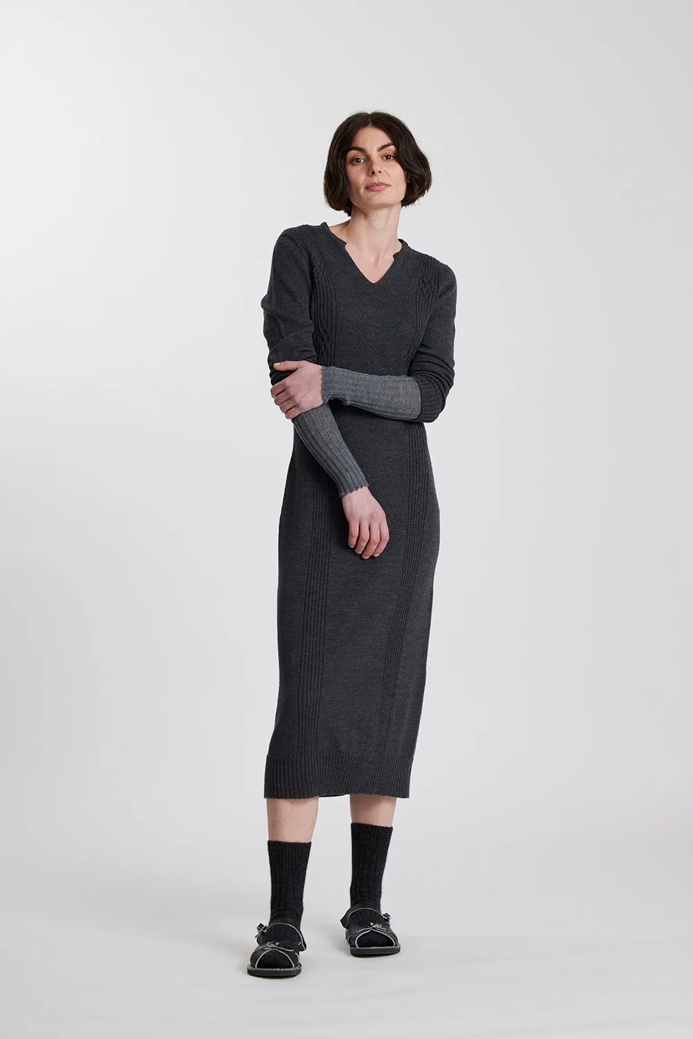Merino Cable Dress sold by Standard Issue product image thumbnail 3