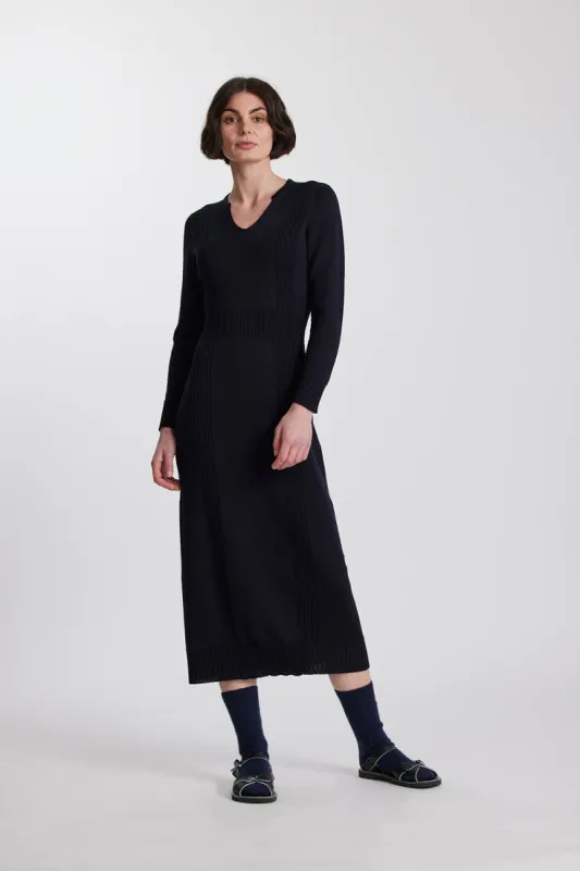 Merino Cable Dress made by Standard Issue