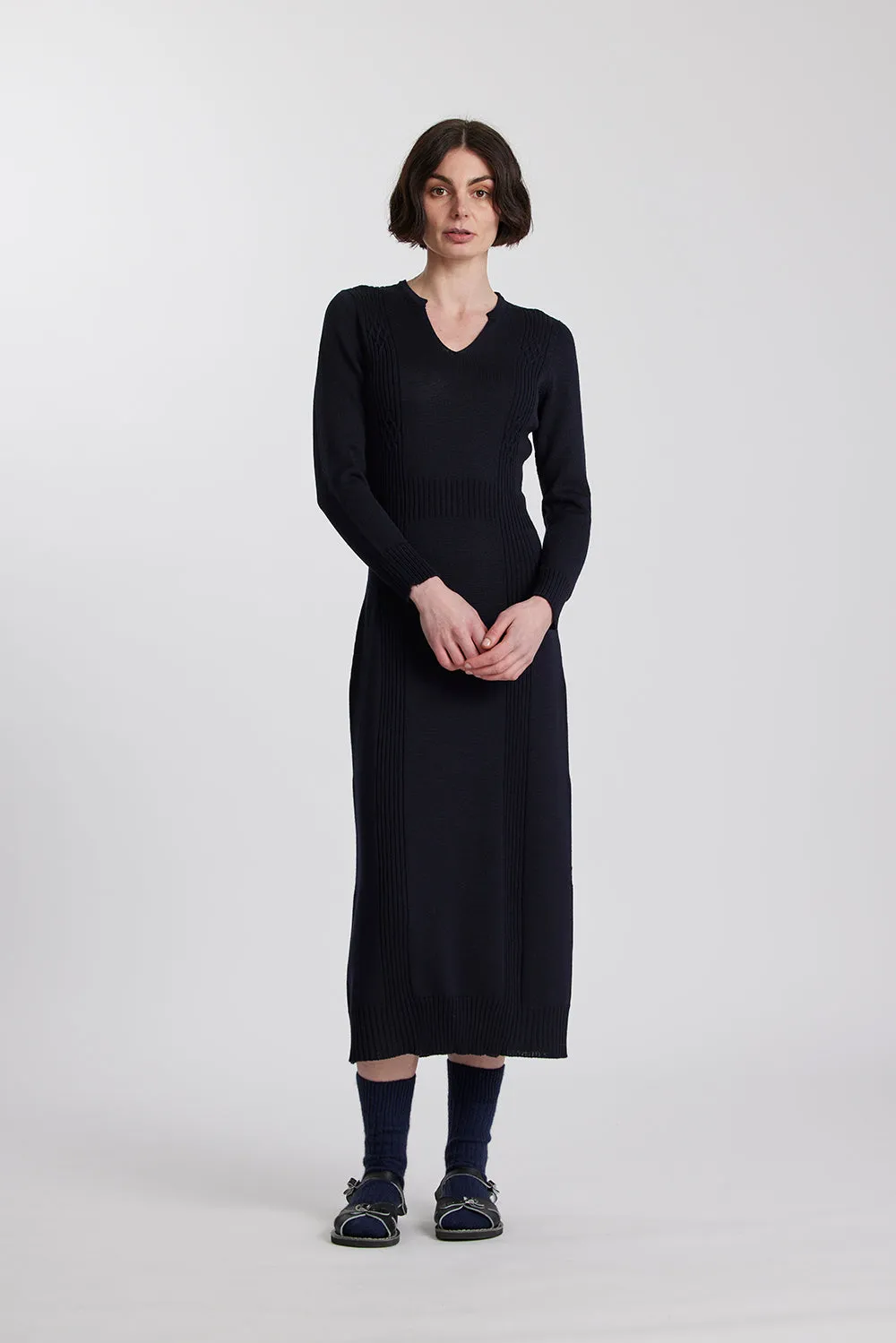 Merino Cable Dress sold by Standard Issue product image thumbnail 2