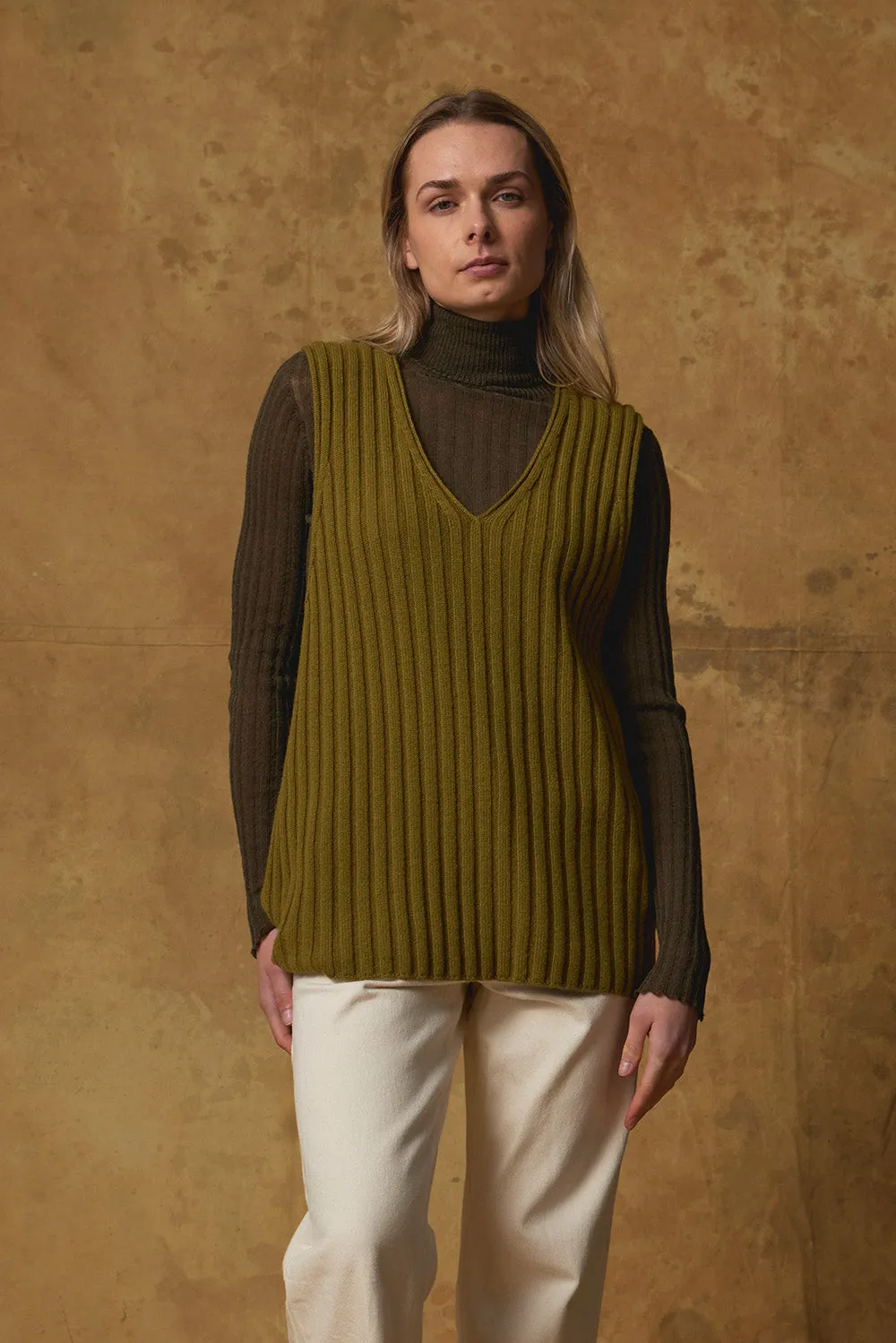 Cashmere Rib Vest sold by Standard Issue product image thumbnail 2