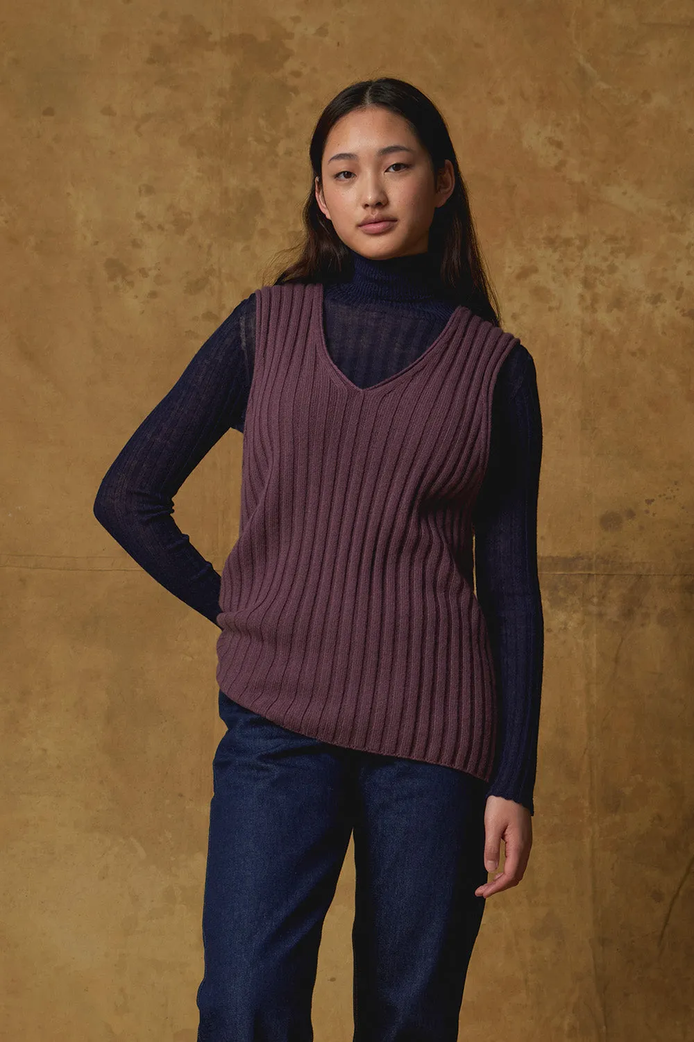 Cashmere Rib Vest sold by Standard Issue product image thumbnail 4