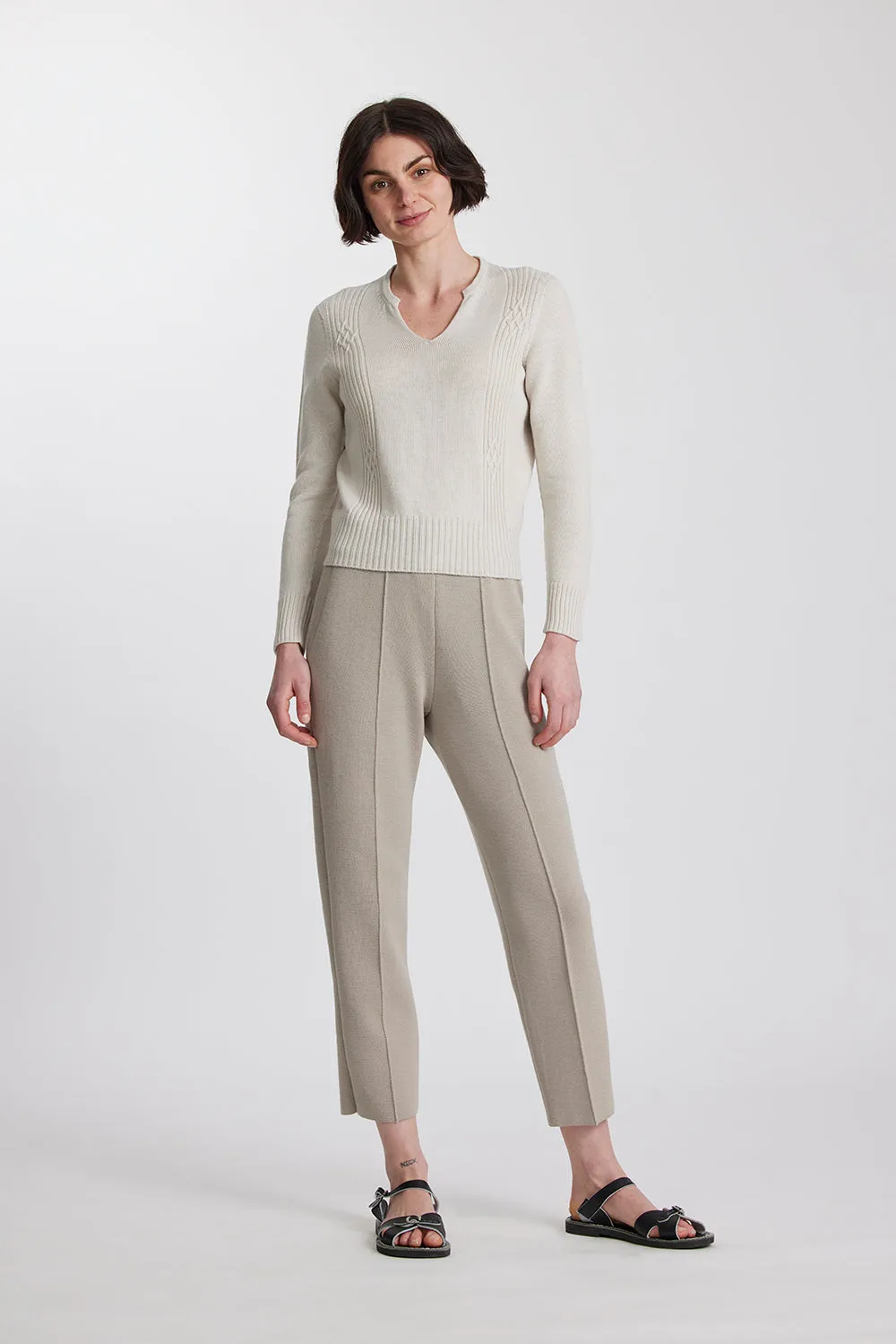 Merino Cable Sweater sold by Standard Issue